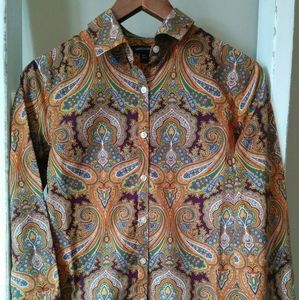 Lands' End Button Down Shirt, Size 6T